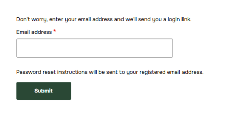 Reset password instruction image