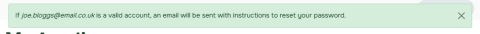 Reset password instruction image